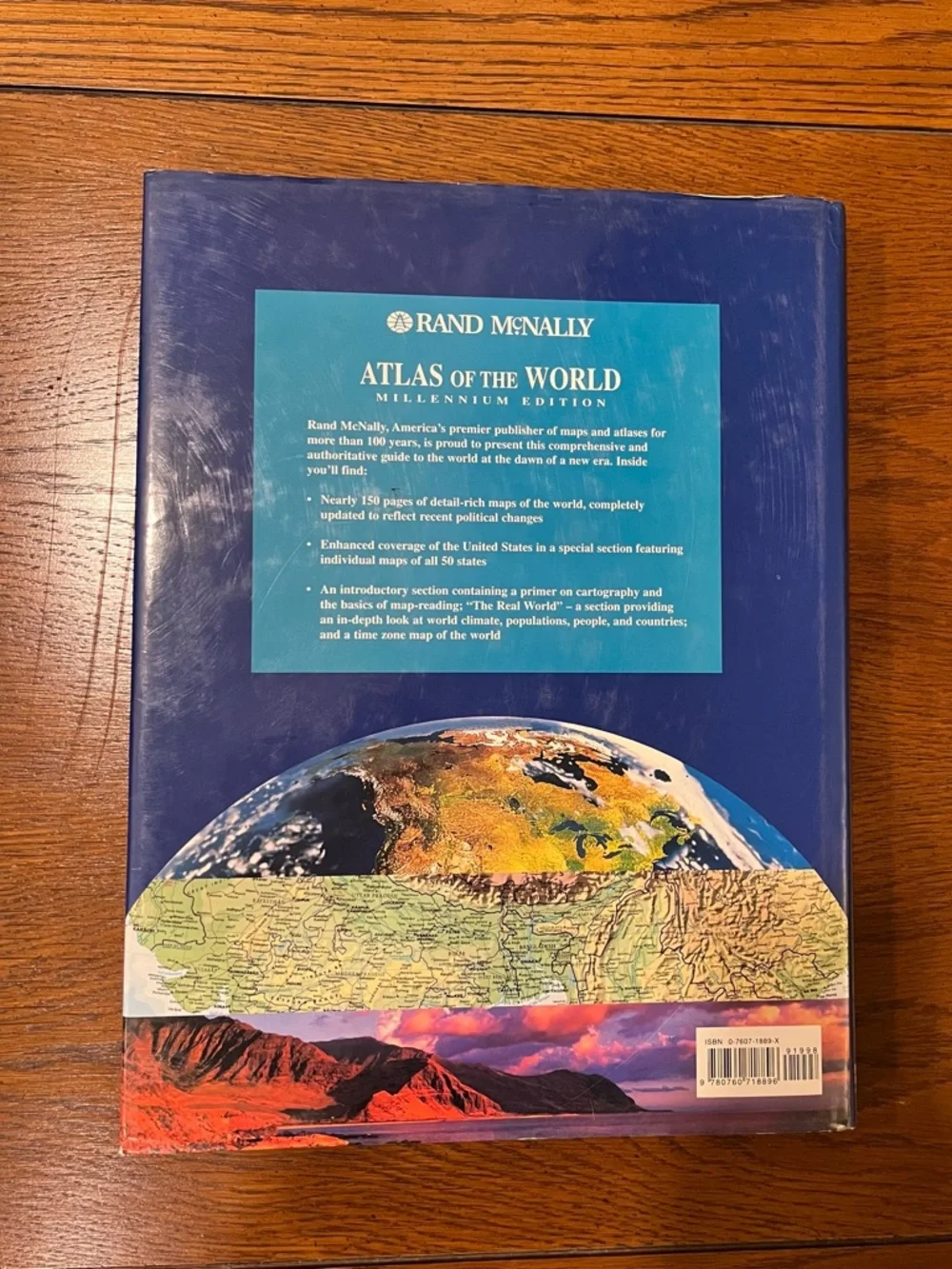 Rand McNally Atlas of the World Large Coffee Table Reference Book
